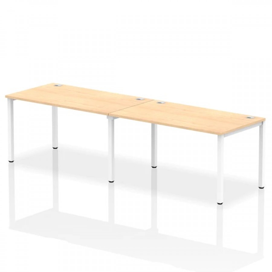 Impulse Single Row 2 Person Bench Desk